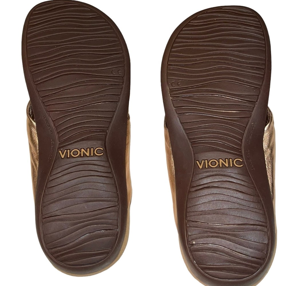 Vionic Rose Gold Sandals - Picture 9 of 10